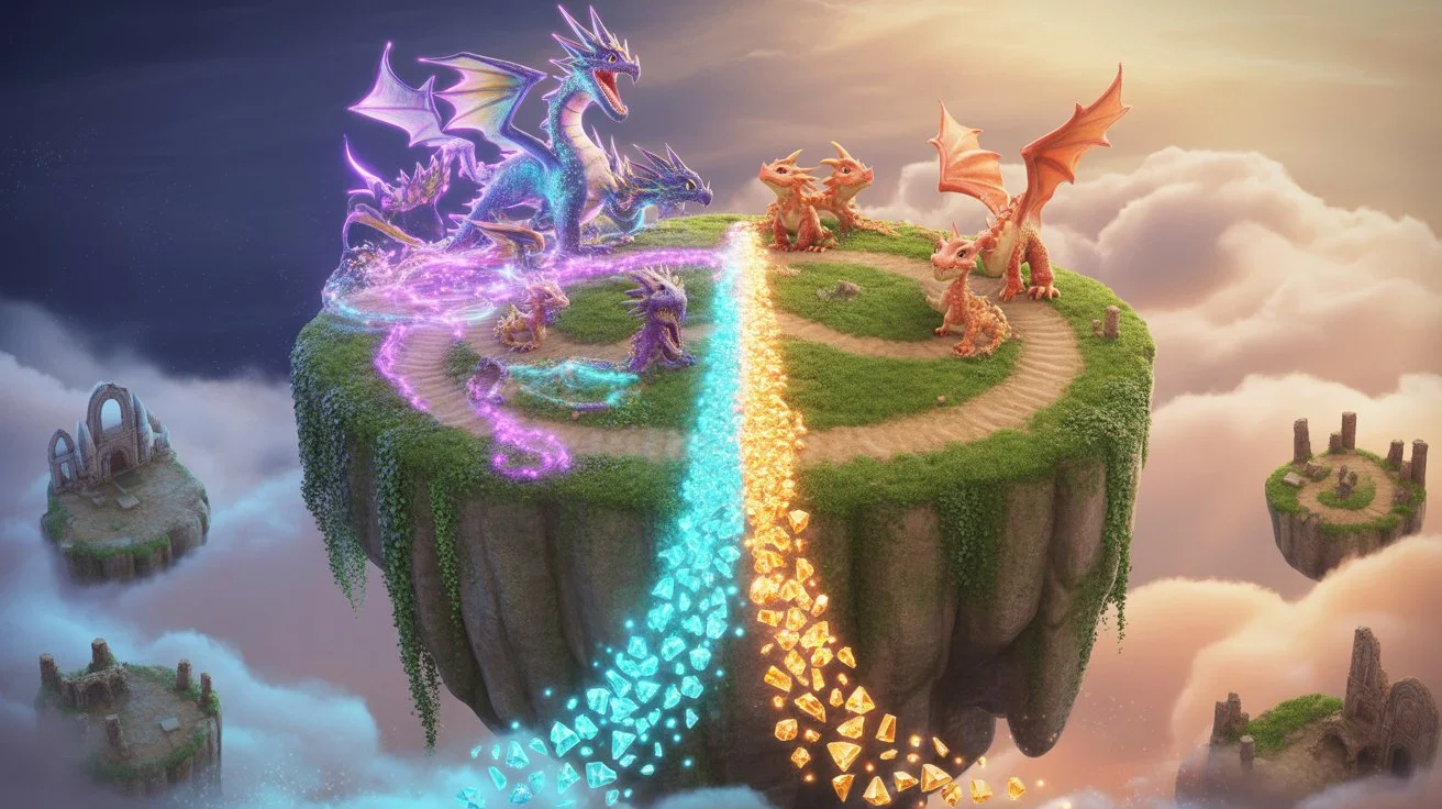 Dragon City Hack Apk VS Original 2025
