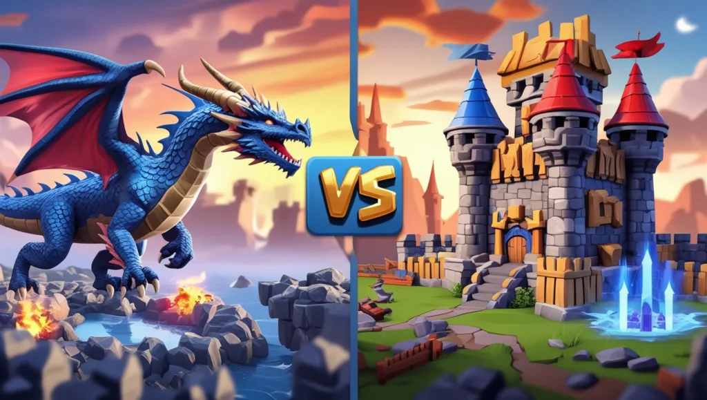 dragoncitymodapk vs clashofclanshack 2025